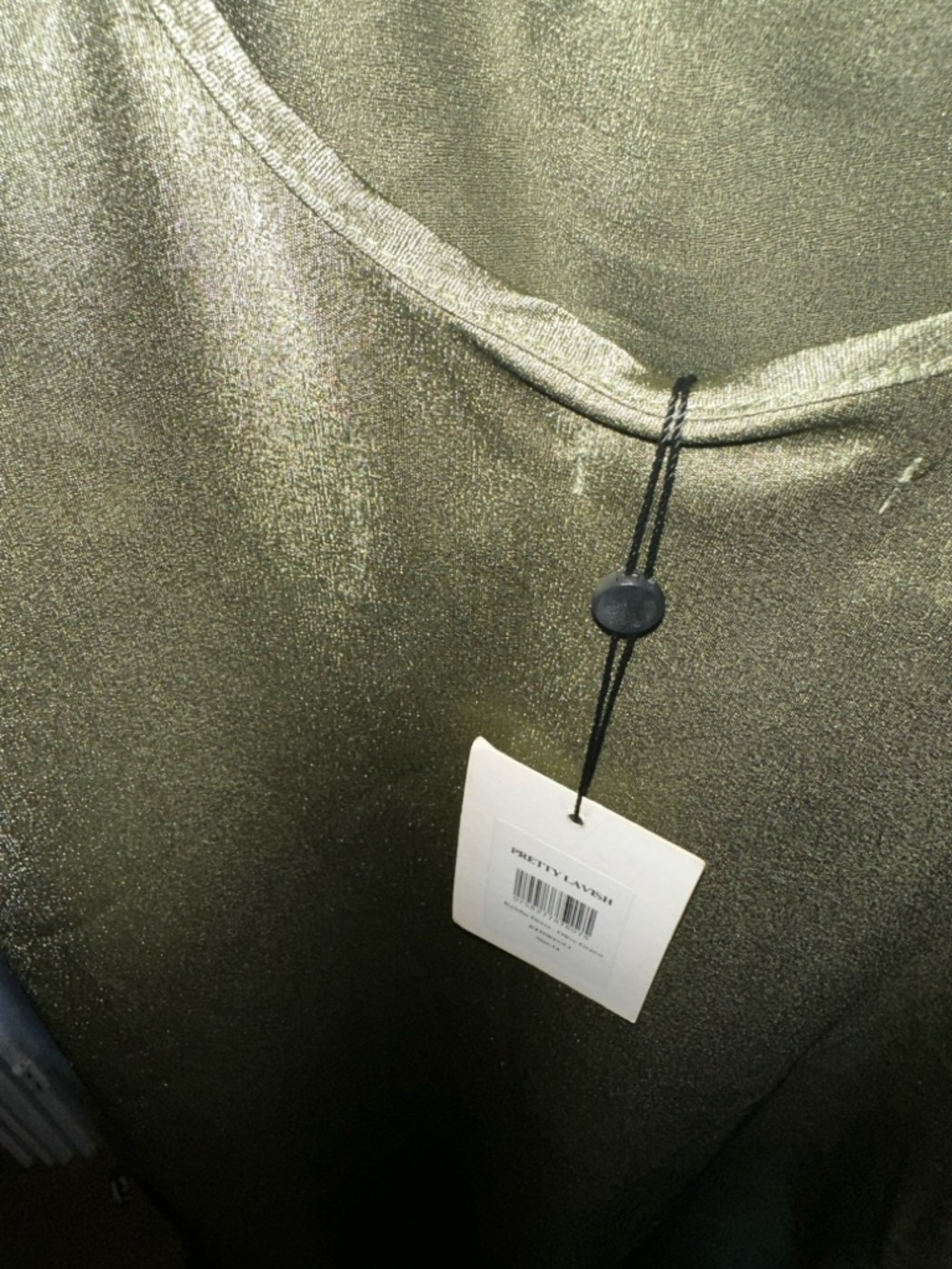 Pretty Lavish Keisha Midi Dress in Olive Green